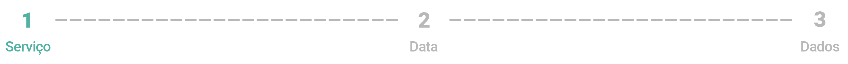 Passo número 1 do Formulário - Serviço